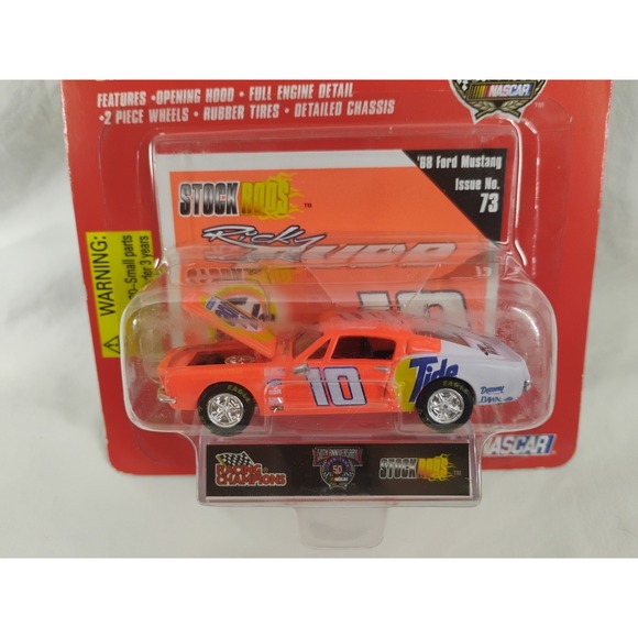 Stock Rods #73 Ricky Rudd '68 Ford Mustang #10 Tide Racing Champions - Picture 2 of 3